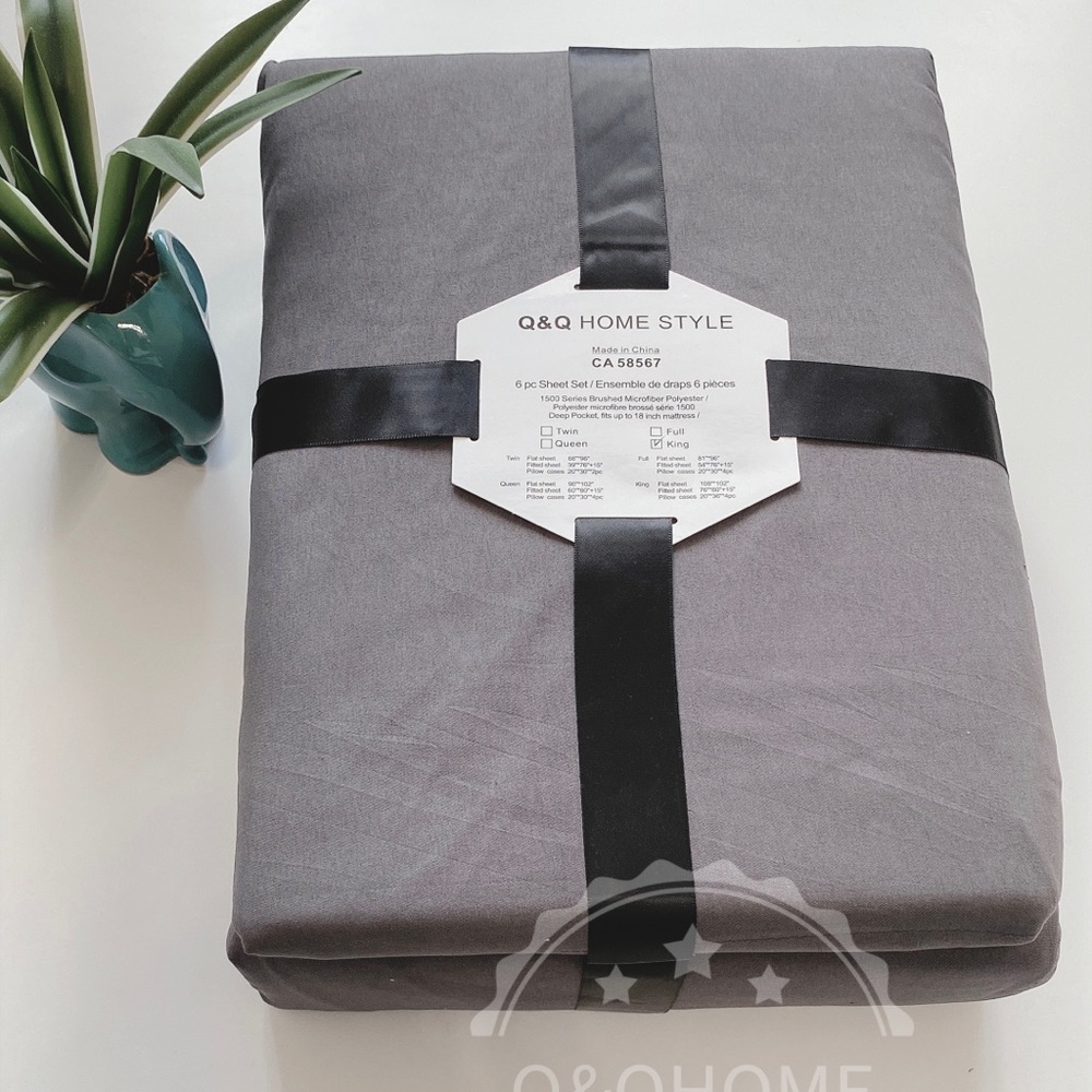 6 pieces brand new sheet set
